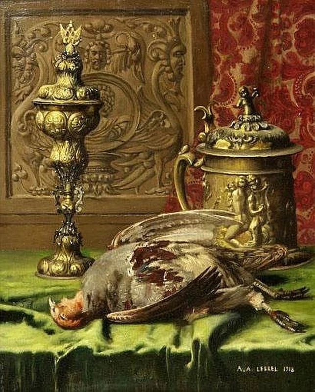 Natura morta con pernice, 1918